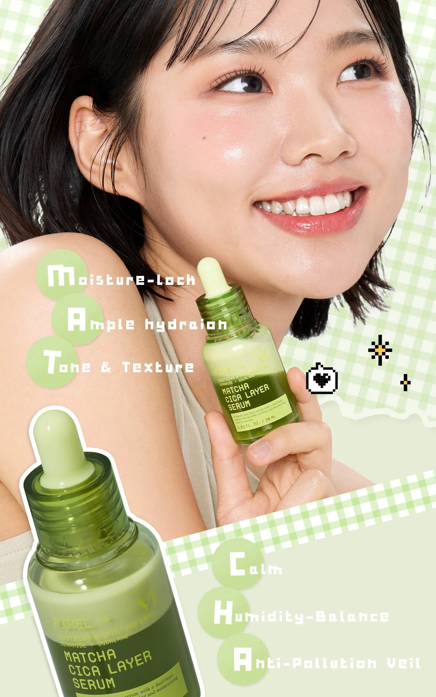 VT Cosmetics Matcha Cica Layer Serum - Size Not Specified Detail