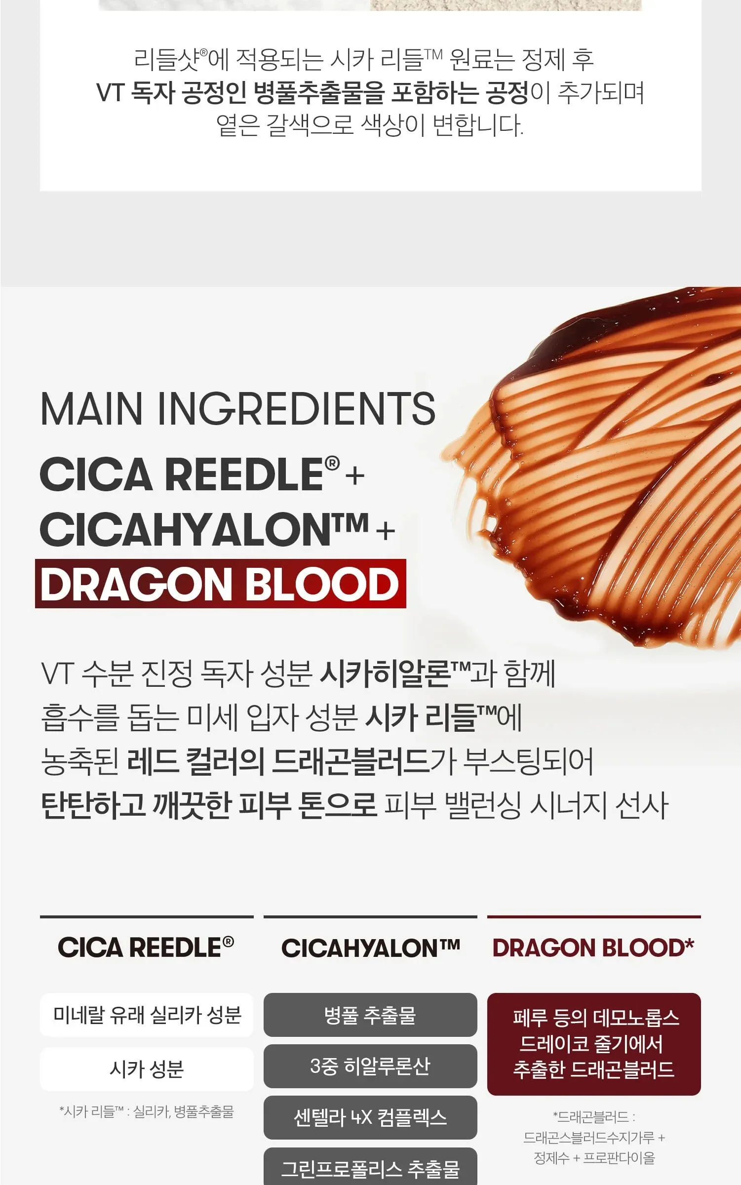 VT COSMETICS Red Booster Reedle Shot 700 30ml Detail