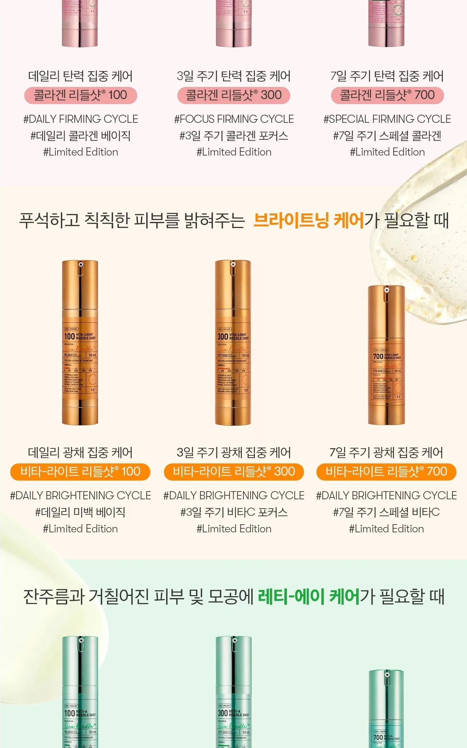 VT COSMETICS Red Booster Reedle Shot 700 30ml Detail