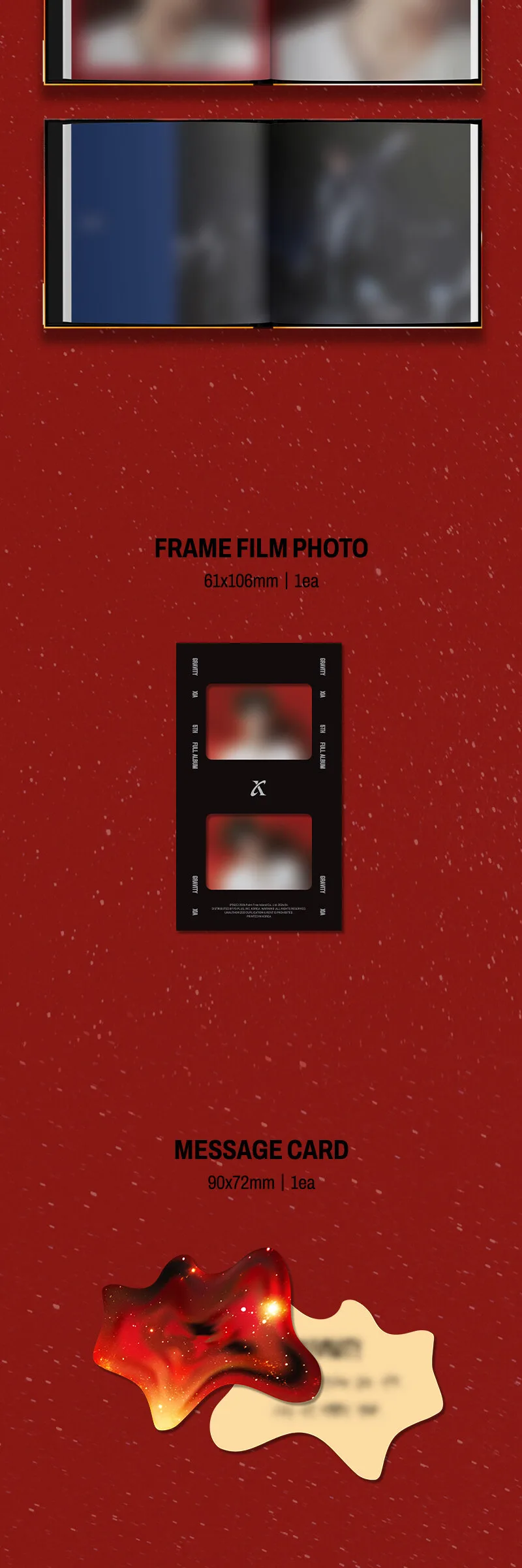 XIA (KIM JUN SU) - 5th FULL ALBUM [GRAVITY] Orbit Ver. Detail