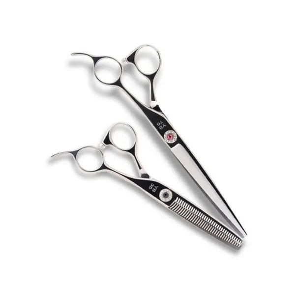 YesBeauty Premium Professional Hair Scissors Set – Made in Korea (Thinning & Cutting Scissors + Full Accessory Kit)