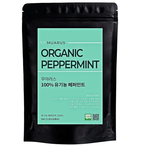 Muarus Organic Peppermint Tea 1.2g x 100ea