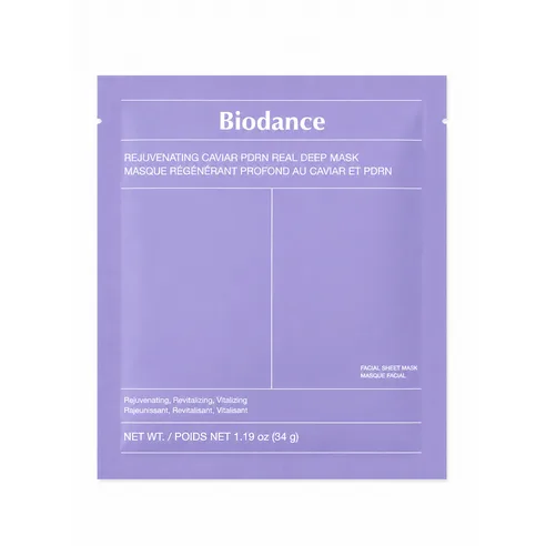 Biodance Rejuvenating Caviar PDRN Real Deep Mask 34g x 4ea