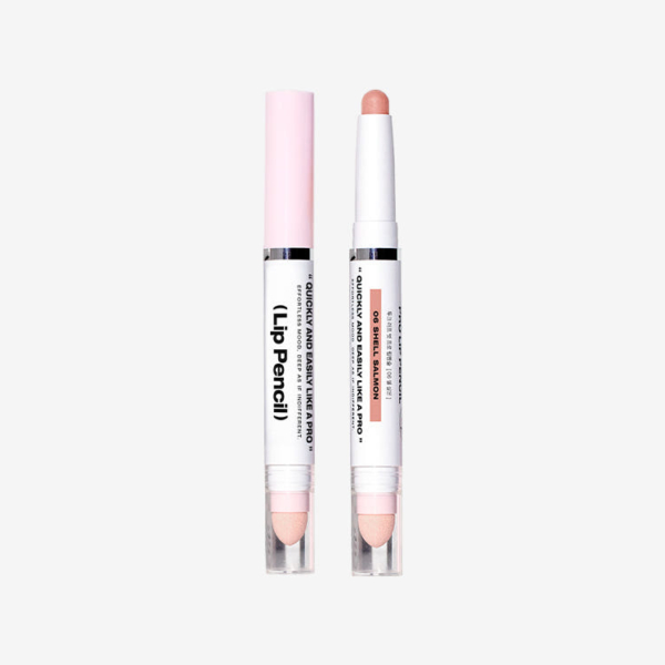 tooq LIP Pencil 1.3g - Soft Blur Velvet, Two-ended Lipstick Pencil, Easy Pro Finish