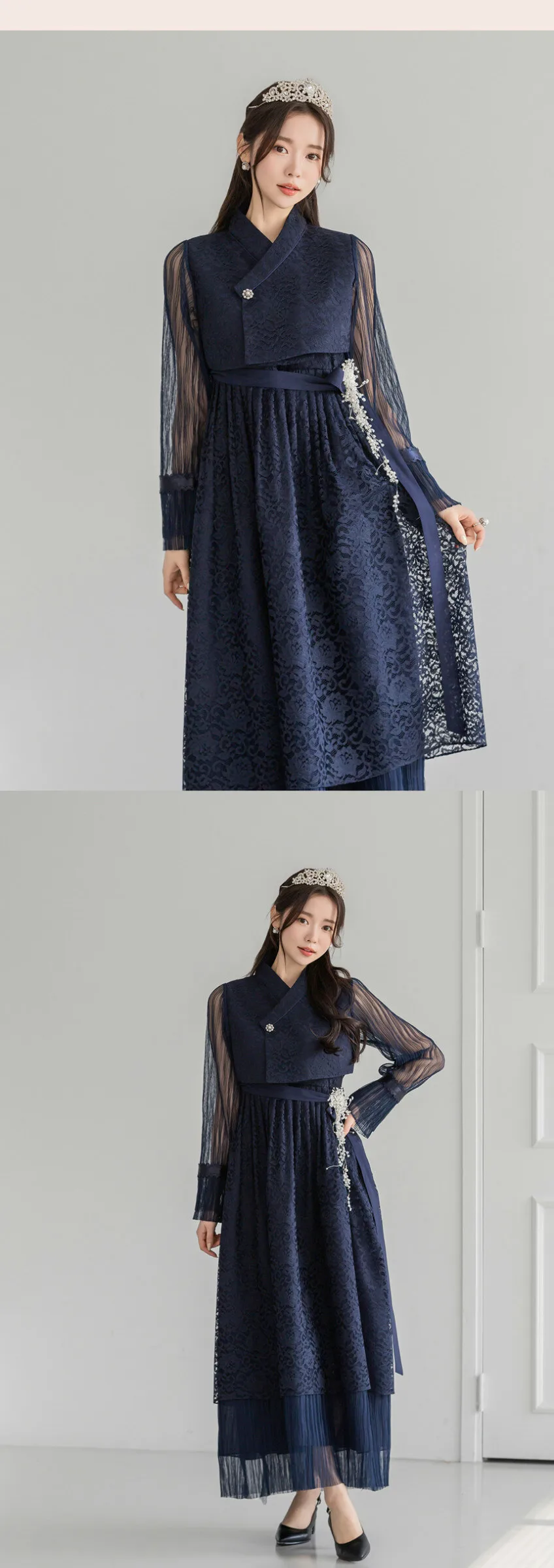 Isabel Dress Modern Korean Hanbok 136 by MINHANBOK – Party, Wedding, Casual Wear Detail