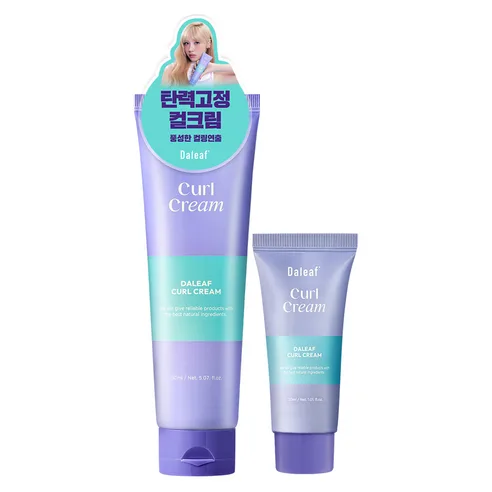Daleaf Glam Curl Cream Set 150ml + Travel 30ml (Hair Styling Wave Cream)