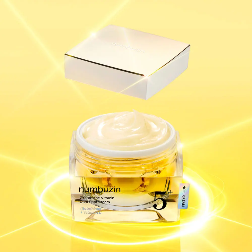 numbuzin 5 Glutathione Vitamin Concentrated Serum 30ml + Glutathione Vitamin Dark Spot Cream 50ml Set - Image 3