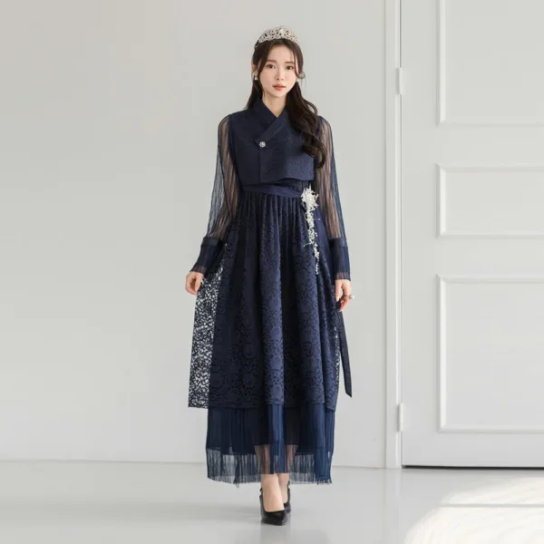 Isabel Dress Modern Korean Hanbok 136 by MINHANBOK - Party, Wedding, Casual Wear