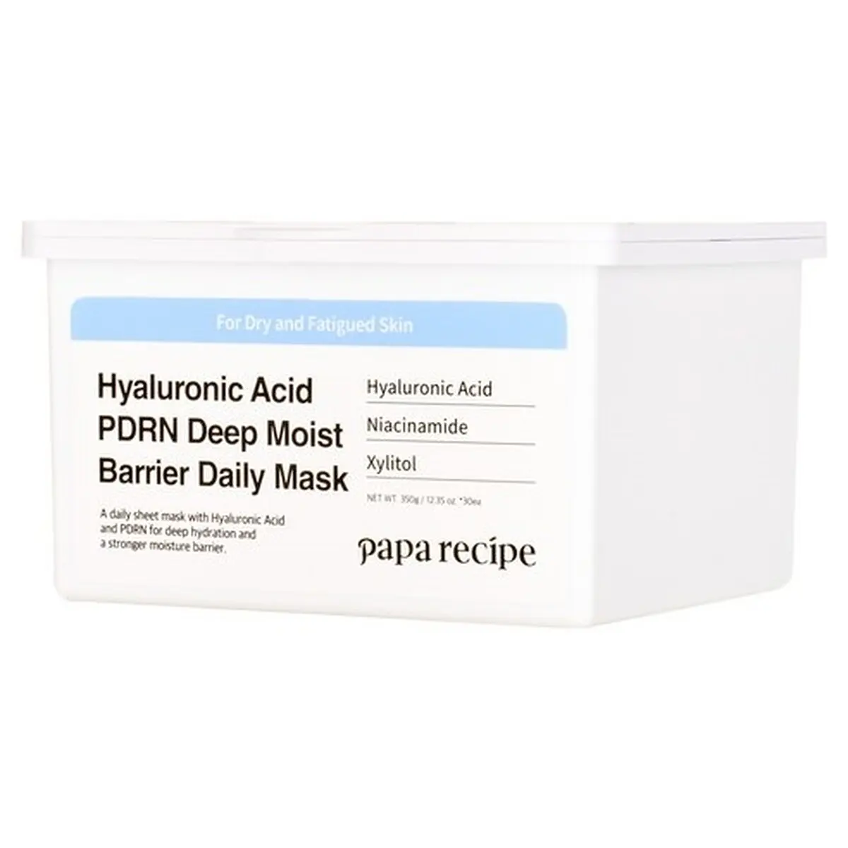 papa recipe Hyaluronic Acid PDRN Deep Moist Barrier Daily Mask 350g (30 sheets)