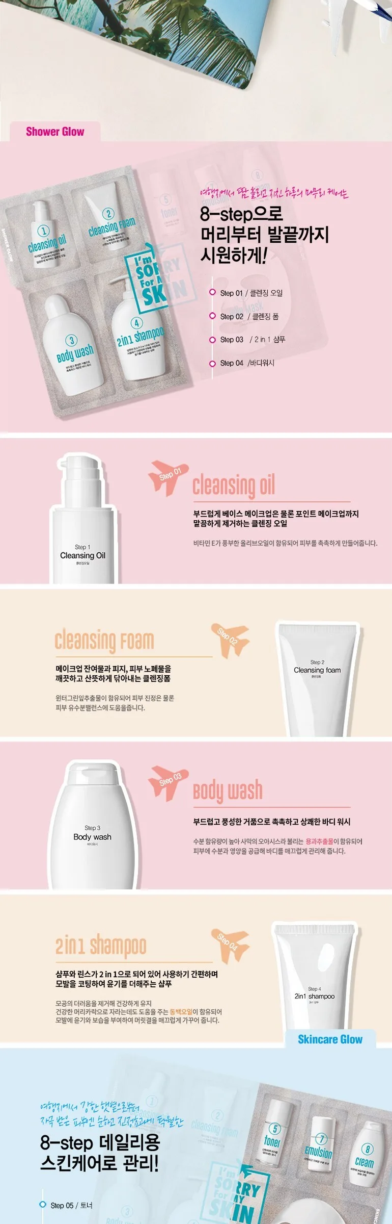 I’m Sorry For My Skin 8 Step Travel Kit Detail