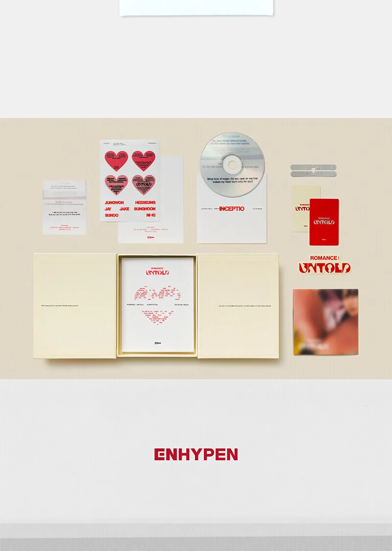 ENHYPEN ROMANCE : UNTOLD Set (Album 3 Versions) Detail