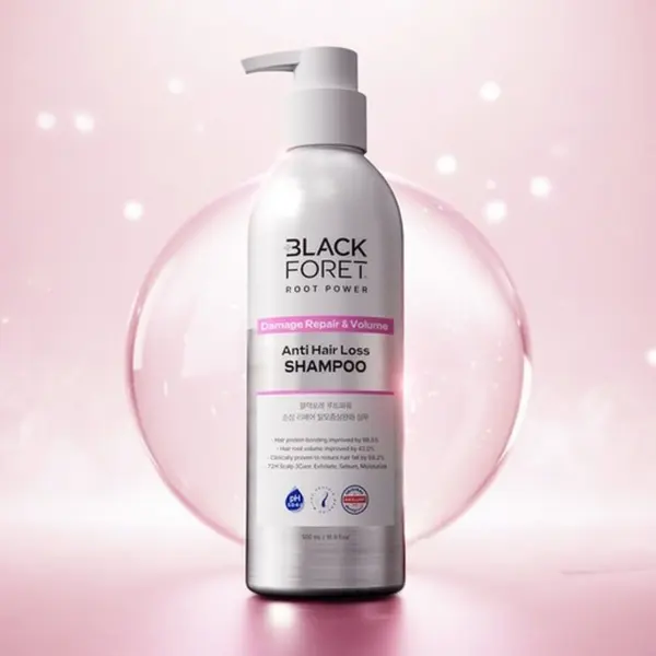 BLACK FORET ROOT POWER Damage Repair & Volume Anti Hair Loss Shampoo 500ml
