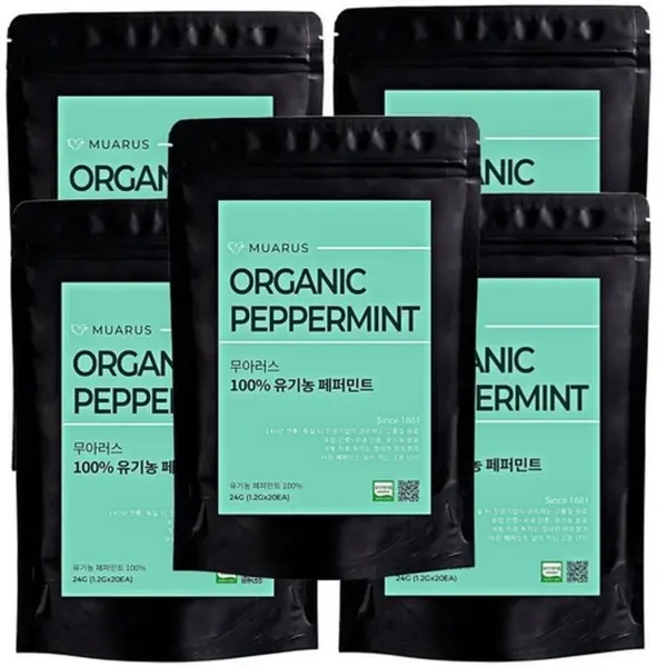 Muarus Organic Peppermint Tea 1.2g x 100ea