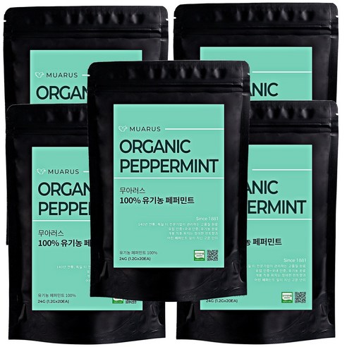 Muarus Organic Peppermint Tea 1.2g x 100ea