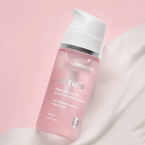 freemay LIFTING PINK COLLAGEN GLOW BOOSTER BUBBLE MASK 95ml