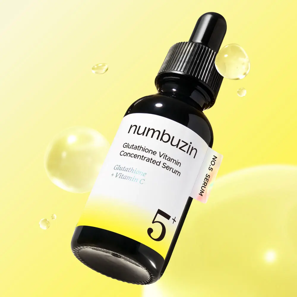 numbuzin 5 Glutathione Vitamin Concentrated Serum 30ml + Glutathione Vitamin Dark Spot Cream 50ml Set - Image 2