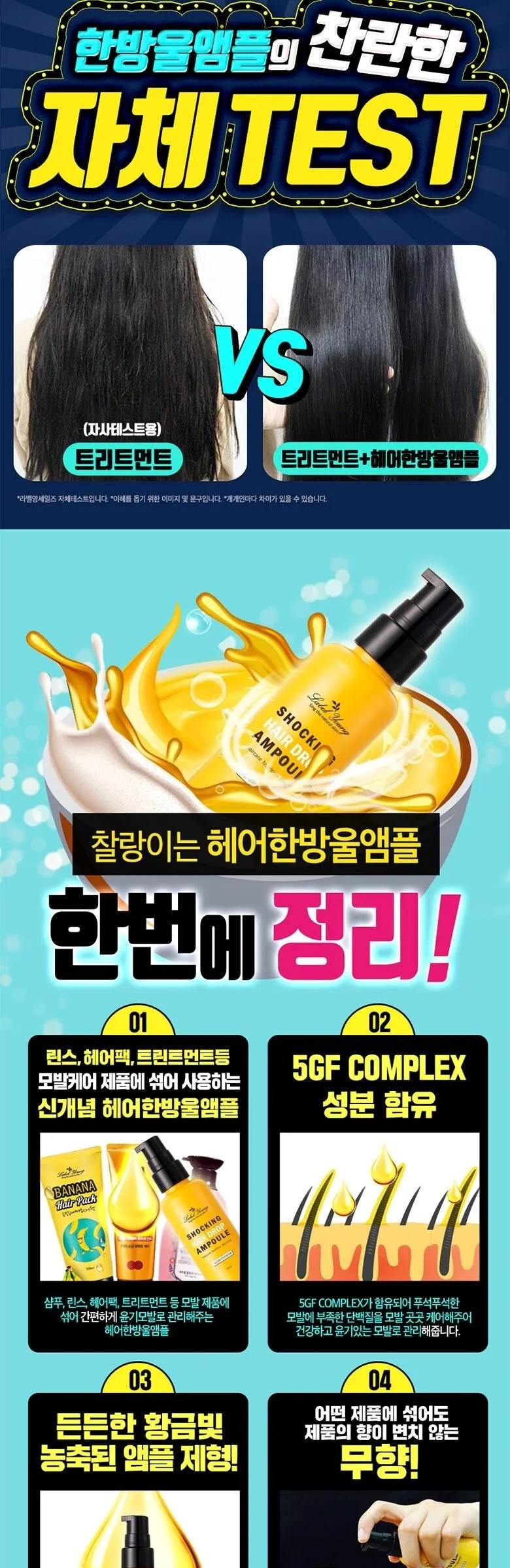 Label Young Shocking Hair Drop Ampoule 70ml Detail