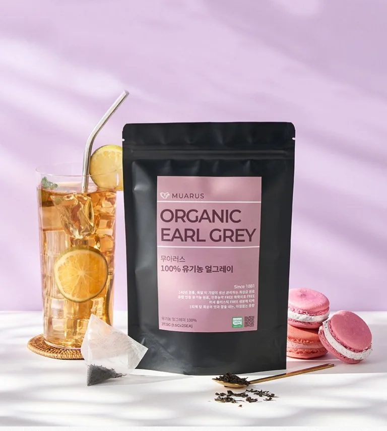 MUARUS Organic Earl Grey Premium Tea Bags 30g (1.5g x 20ea)