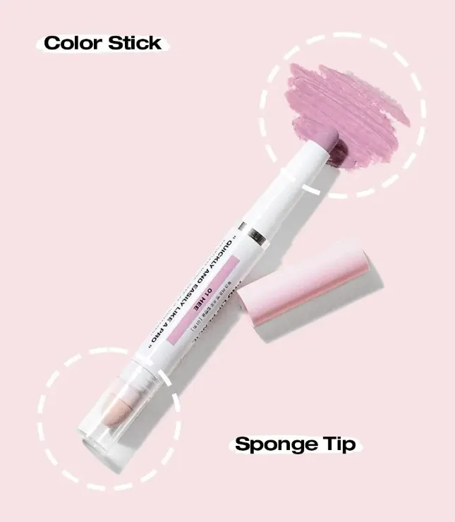 tooq LIP Pencil 1.3g - Soft Blur Velvet, Two-ended Lipstick Pencil, Easy Pro Finish - Image 4