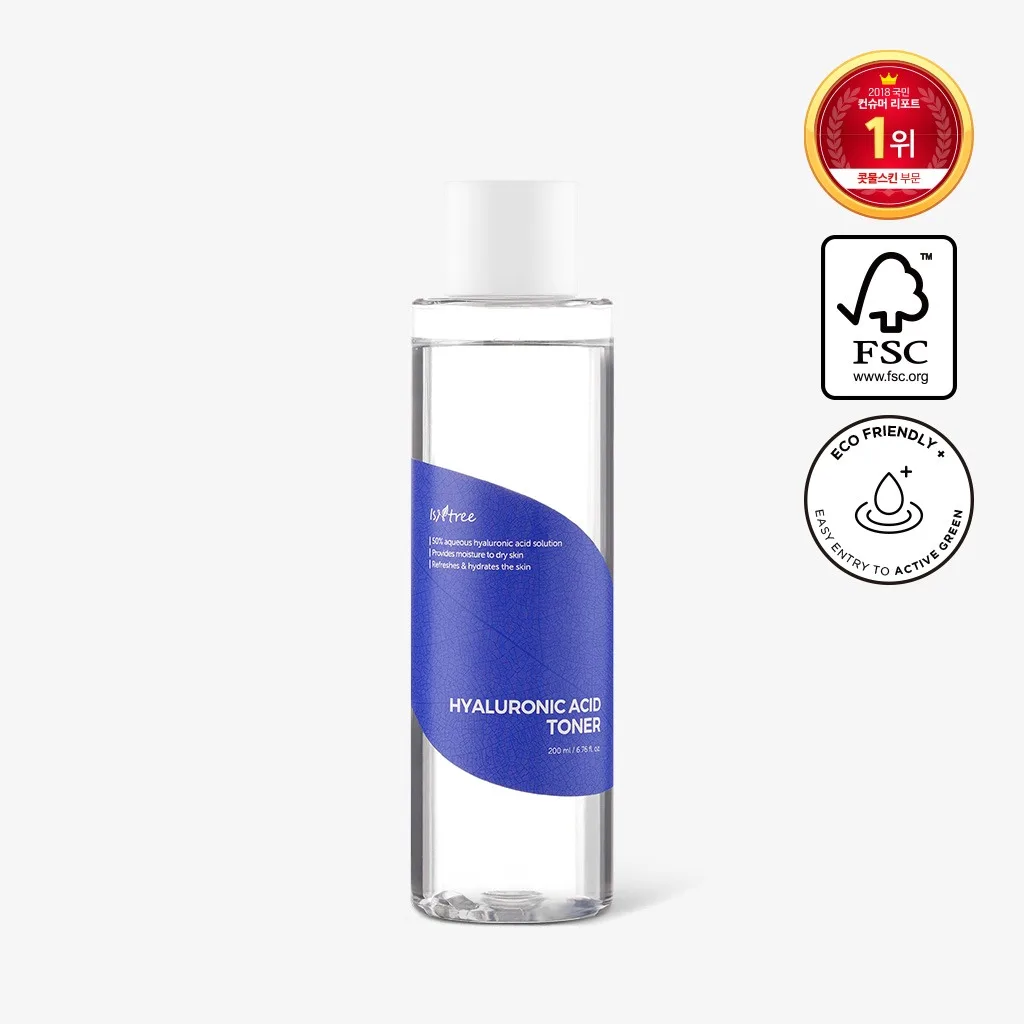 ISNTREE HYALURONIC ACID TONER 200ml - Image 3