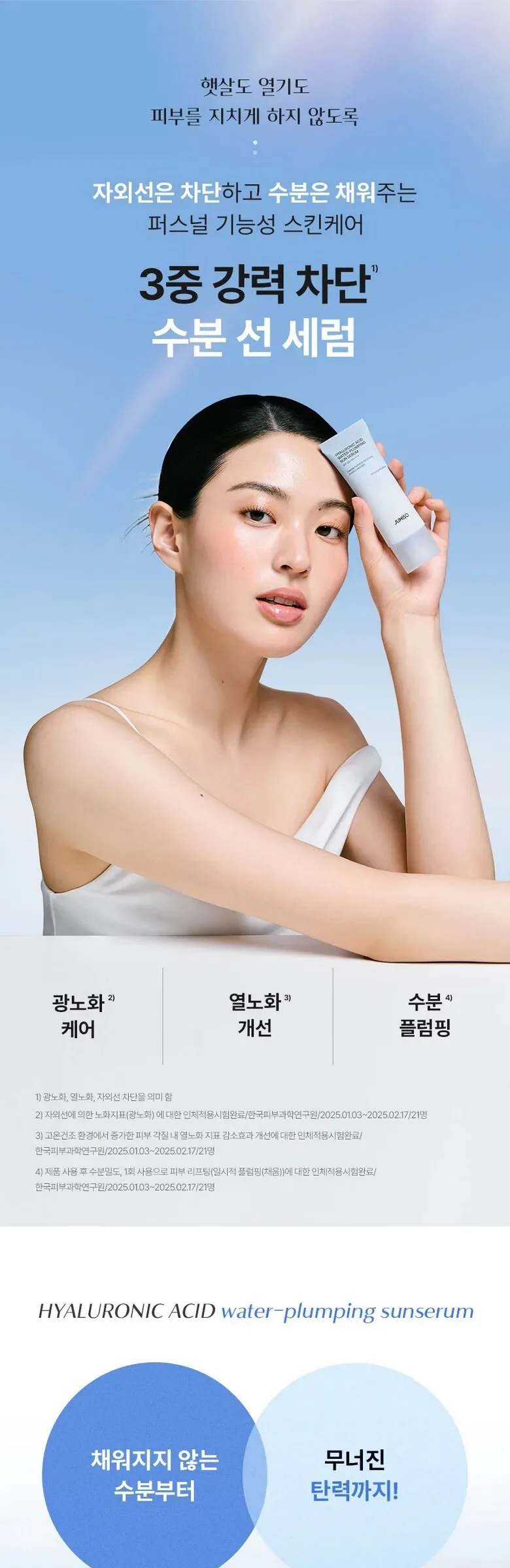 JUMISO Hyaluronic Acid Water-Plumping Sun Serum SPF 50+ PA++++ 40ml Detail
