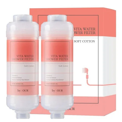 BY_OUR Vita Water Shower Filter 2pcs Soft Cotton Scent