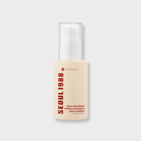 K-SECRET SEOUL1988 Serum Retinal Liposome 2% + Black Ginseng 30 ml