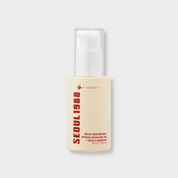 K-SECRET SEOUL1988 Serum Retinal Liposome 2% + Black Ginseng 30 ml