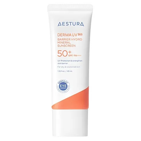 AESTURA DERMA UV365 Barrier Hydro Mineral Sunscreen SPF50+ PA++++ 40ml