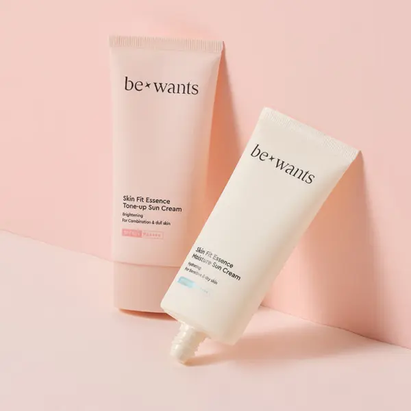 be:wants Skin Fit Essence Moisture/Tone-Up Sun Cream 50ml
