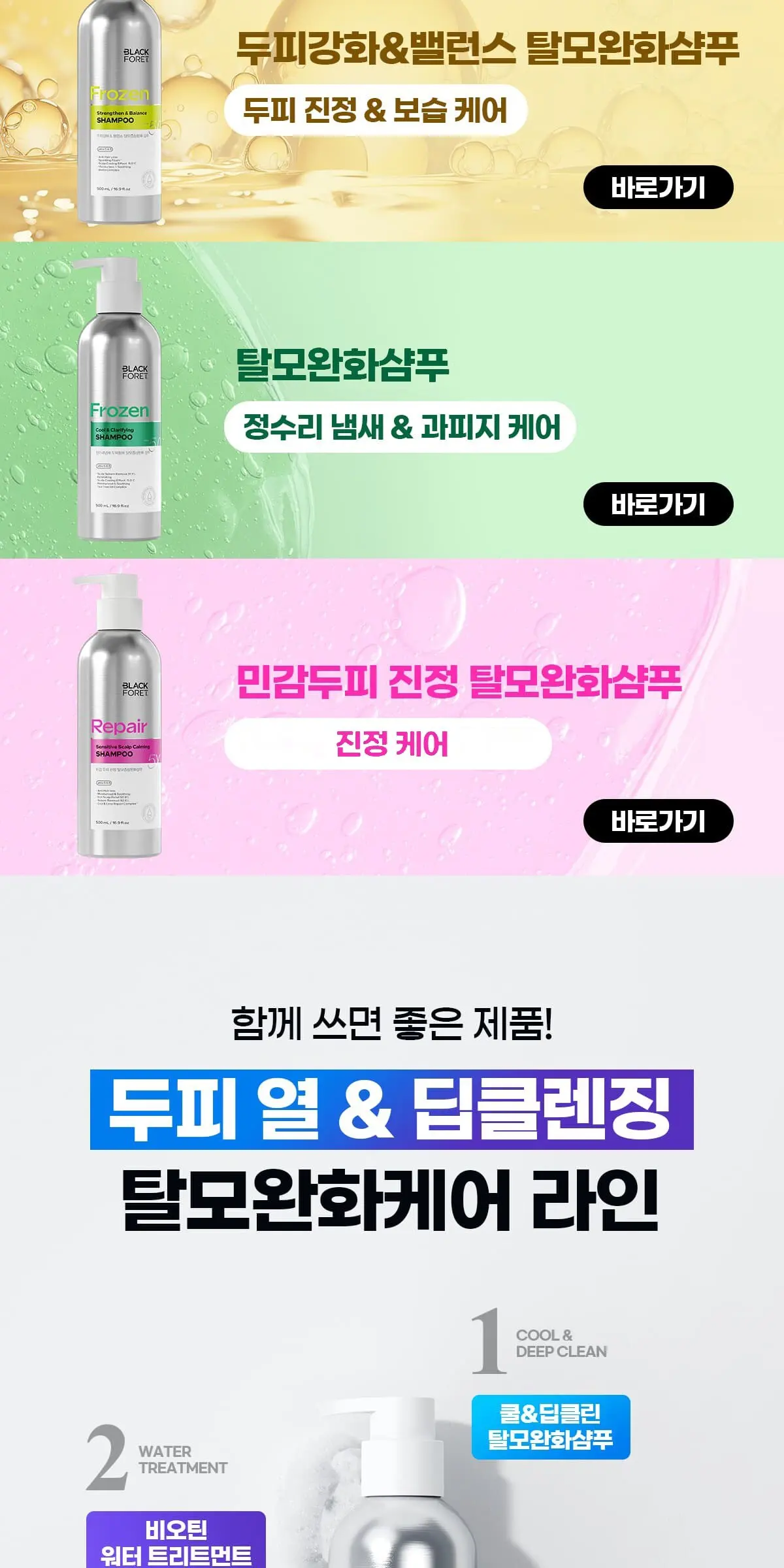 BLACK FORET Frozen Cool & Calming Scalp Tonic Spray 100ml 1ea Detail