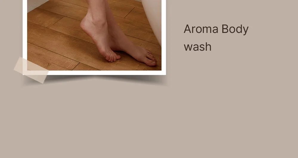 BY_OUR Aroma Body Wash 88% Vegetable Oil Amberwood Scent 1.02L Detail