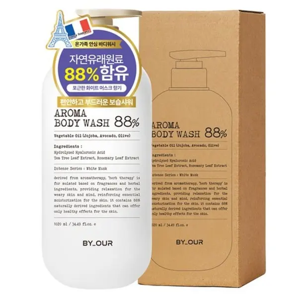 BY.OUR Aroma Body Wash 88% White Musk 1.02L