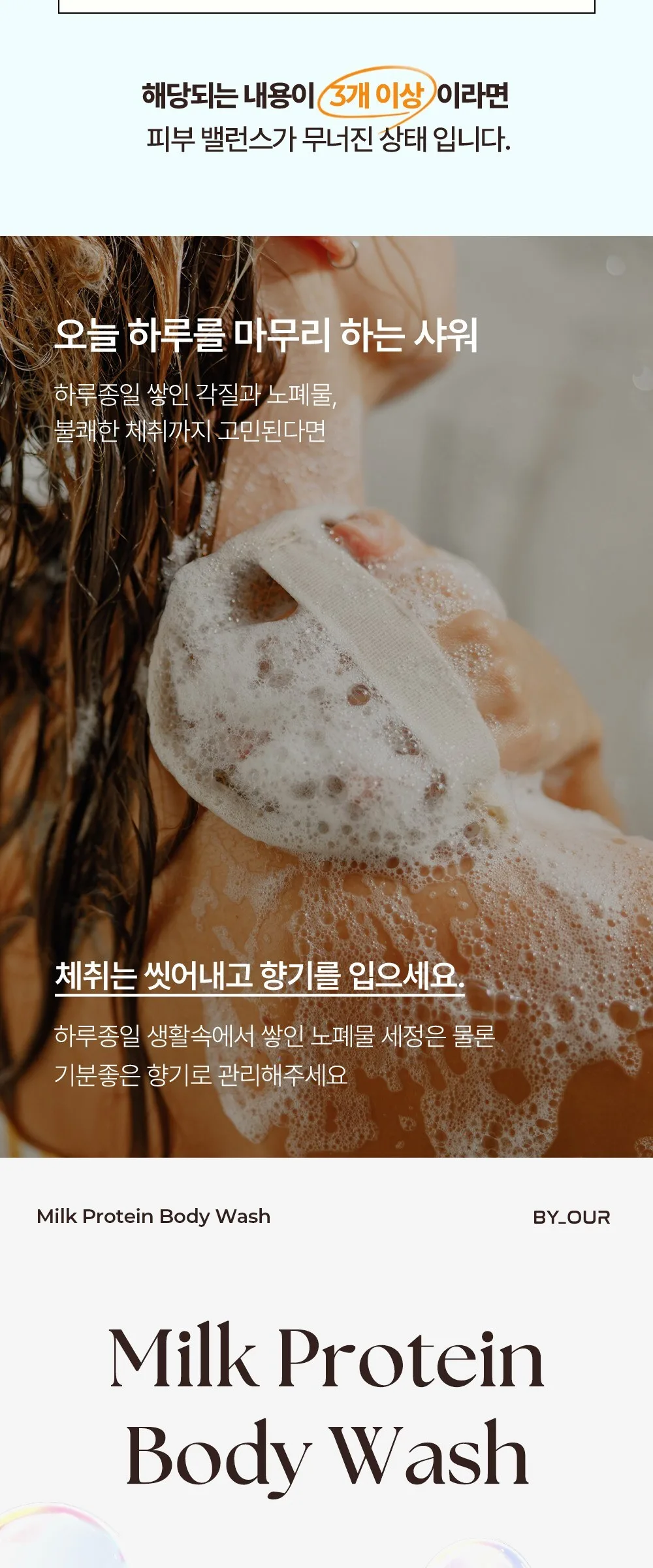 BY_OUR Milk Protein Body Wash Sweet Vanilla 1L Detail
