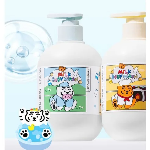 BY_OUR MUZIK TIGER Milk Body Wash Baby Powder 1L - Image 5