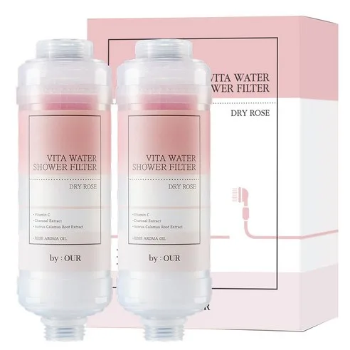 BY_OUR Vita Water Shower Filter 2pcs Dry Rose Scent