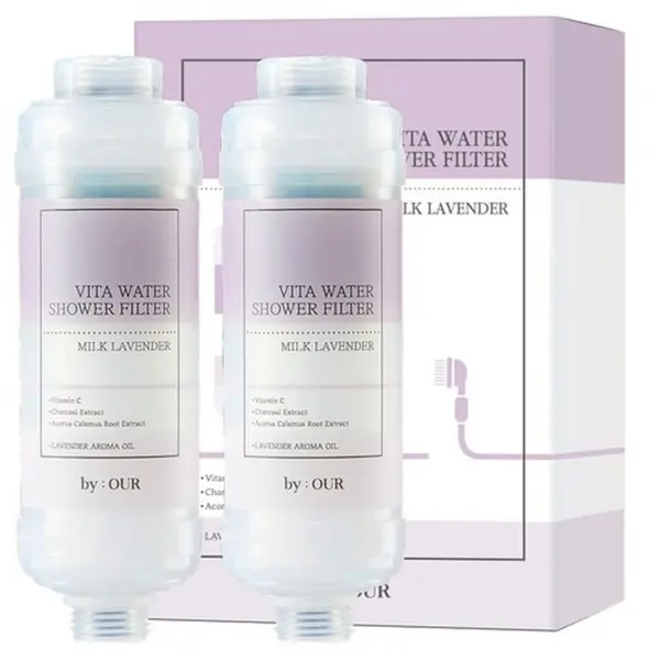 BY_OUR Vita Water Shower Filter 2pcs Milk Lavender Scent