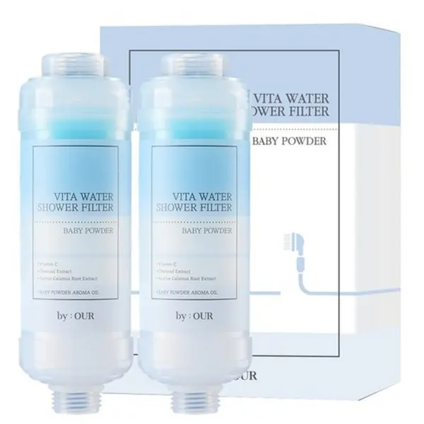 BY_OUR Vita Water Shower Filter 2pcs Baby Powder Scent