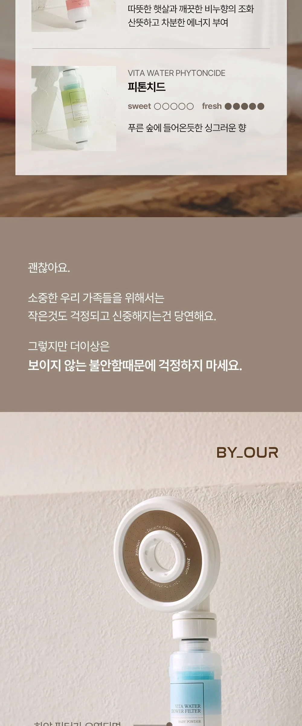 BY_OUR VITAWATER SHOWER FILTER Soft Cotton Scent 2pcs Detail