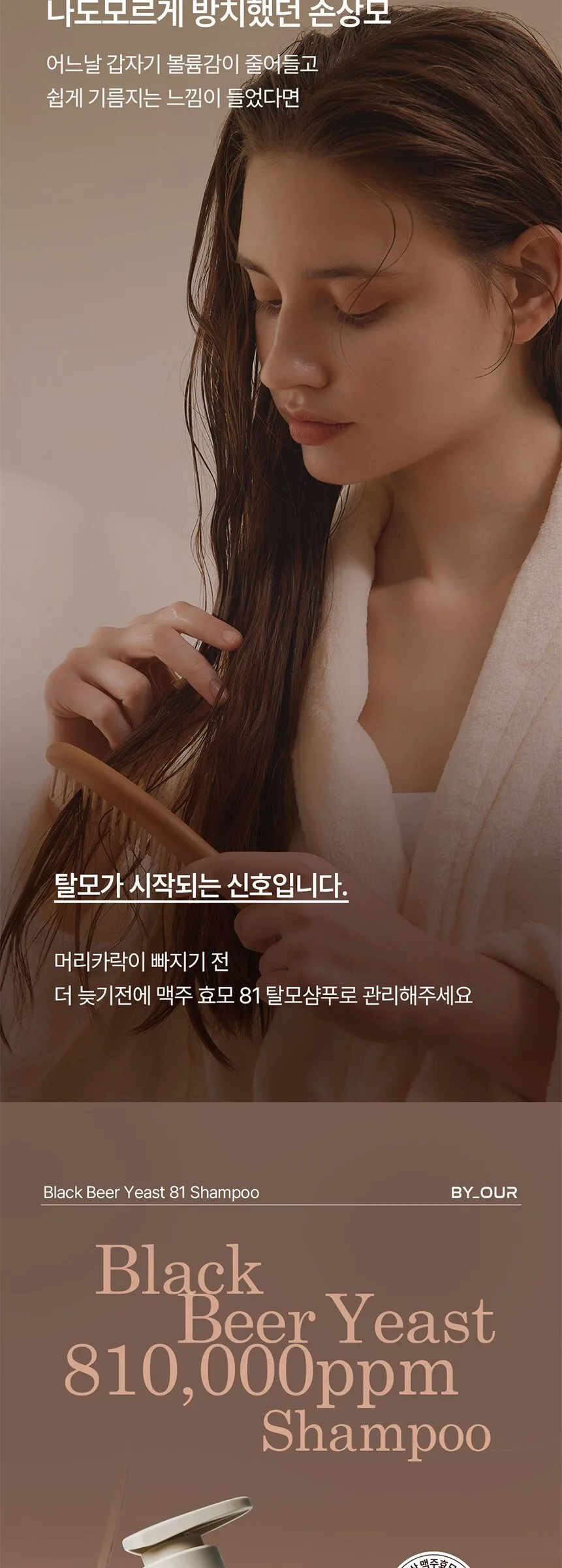 BYOUR BLACK BEER 81 Shampoo 1020ml Detail
