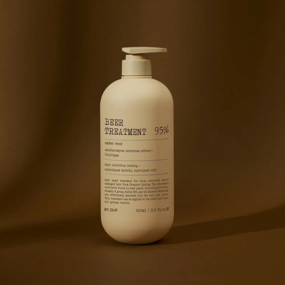 BY_OUR Beer Yeast Treatment 100,000ppm Protein Hair Treatment 1L