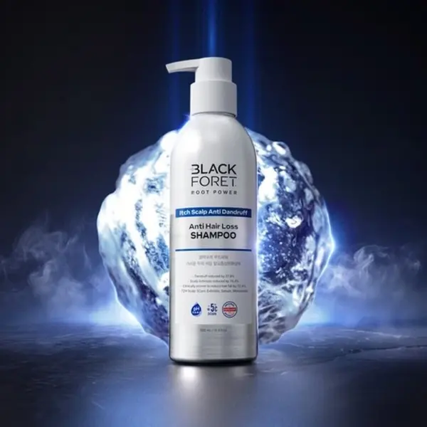 BLACK FORET Root Power Itch Scalp Anti Dandruff Anti Hair Loss Shampoo 500ml