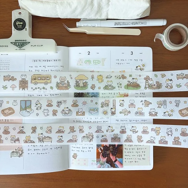 Catbbang Kisscut Washi Tape Set 30mmx5m