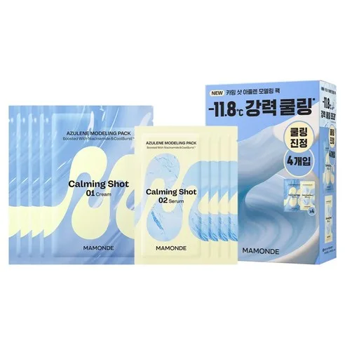 MAMONDE Calming Shot Azulene Modeling Pack 66g x 4ea - Image 2
