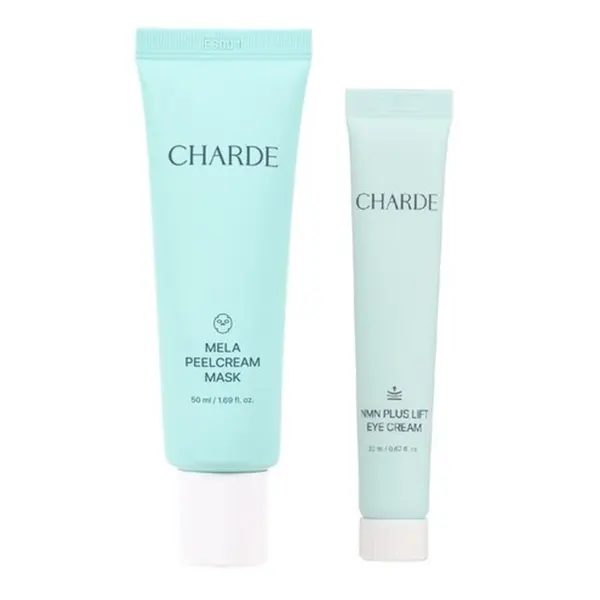 CHARDE MELACARE PEEL CREAM MASK 50ml + NMN PLUS LIFT EYE CREAM 20ml SET