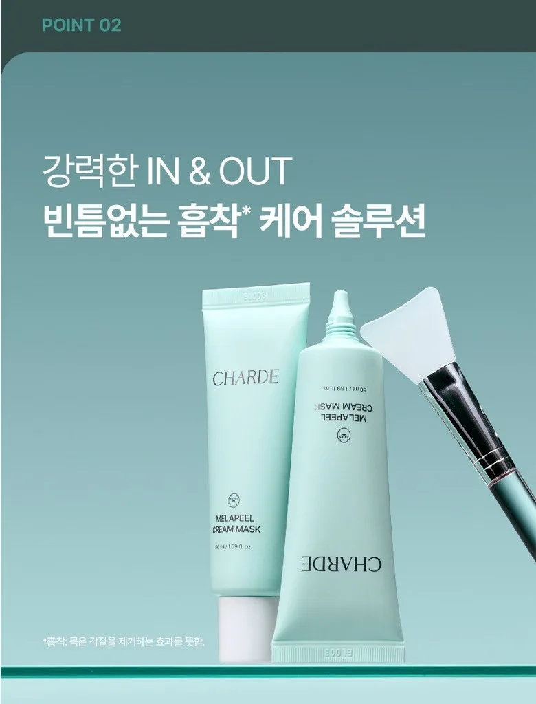 CHARDE MELACARE PEEL CREAM MASK + NMN PLUS LIFT EYE CREAM SET (50ml + 20ml) - Official Seller Detail