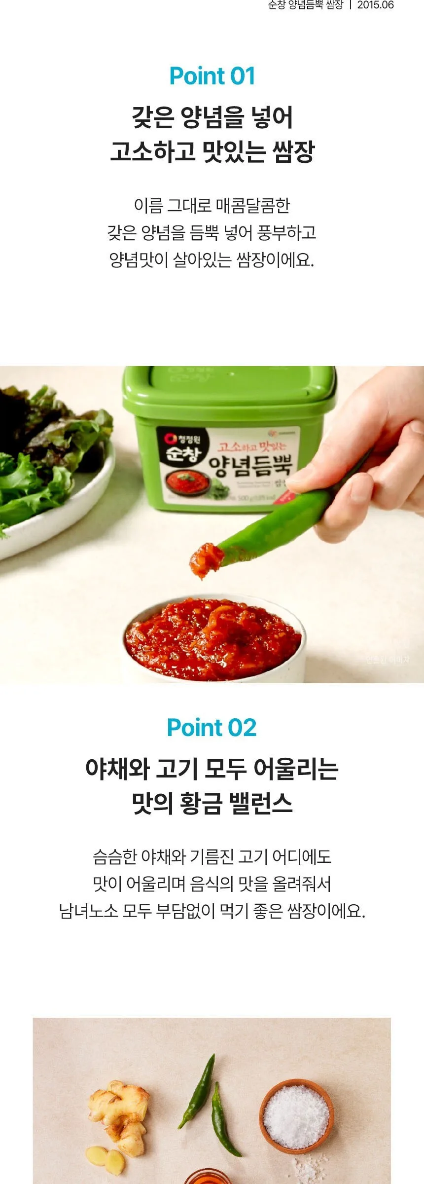 Chung Jung One Sunchang Seasoned Bean Paste Ssamjang 500g Detail