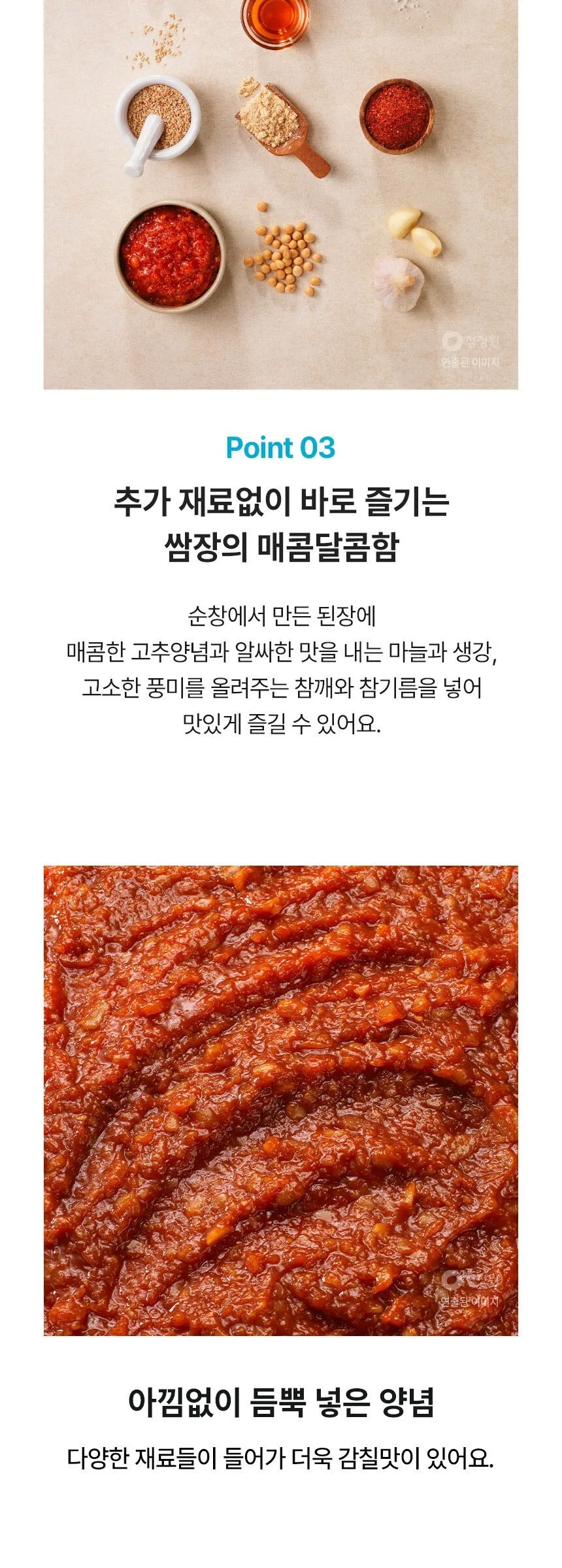 Chung Jung One Sunchang Seasoned Bean Paste Ssamjang 500g Detail