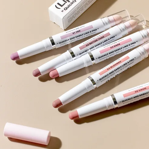 tooq LIP Pencil 1.3g - Soft Blur Velvet, Two-ended Lipstick Pencil, Easy Pro Finish - Image 6