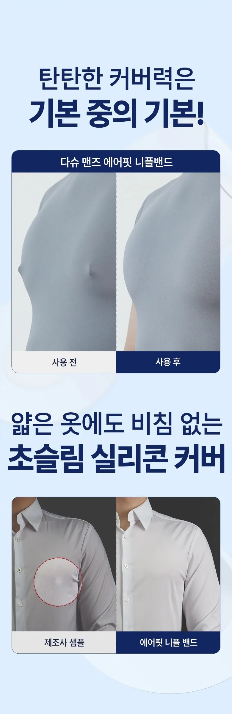 DASHU Air Slim Nipple Band Clear Type 52EA Detail